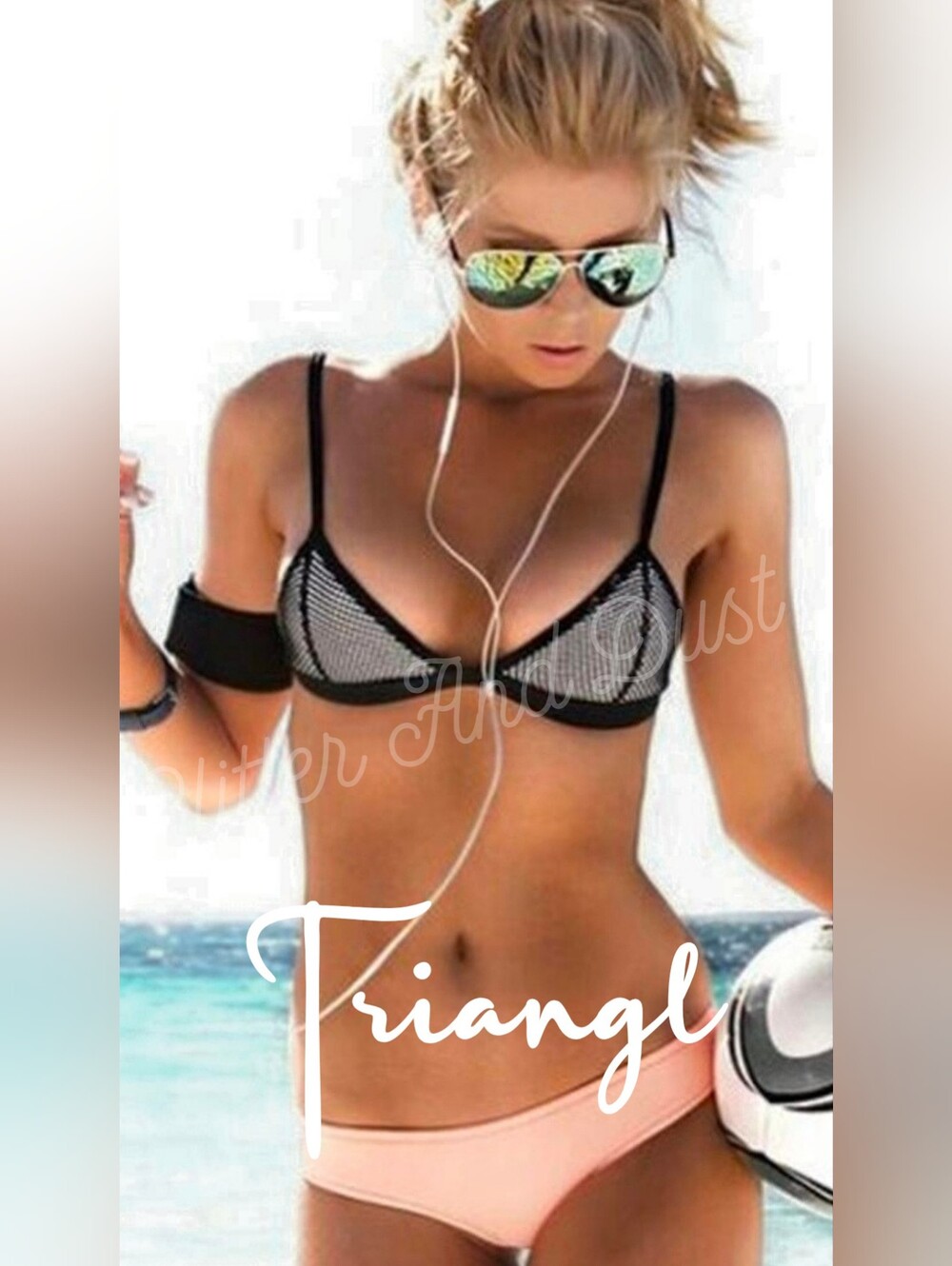 Triangl Ollie Mesh Bikini Top